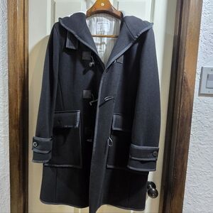 Thom Browne Brooks Brother Black Fleece Hooded Toggle Duffle Coat